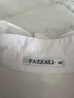 Fazzali White Shirt - Classic Collar